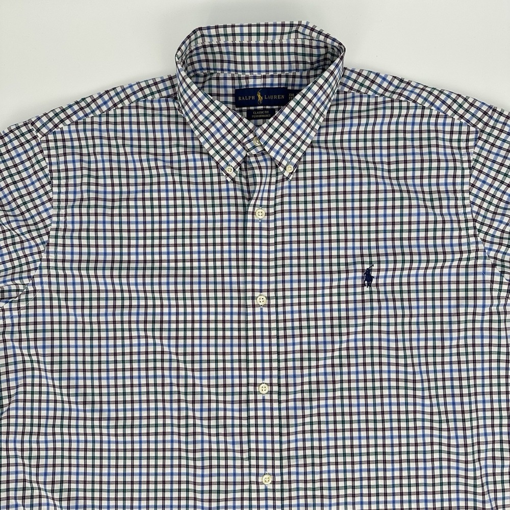 Polo Ralph Lauren Classic Fit Performance Button Shirt XXL Plaid Lightweight - Picture 7 of 10